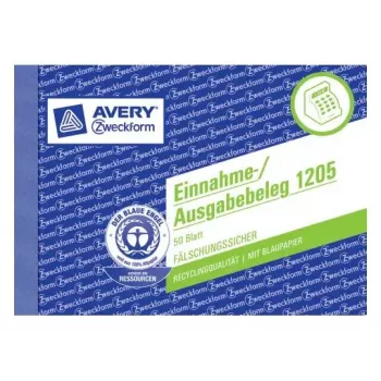 Administratieboek Avery 1205 blauw wit
