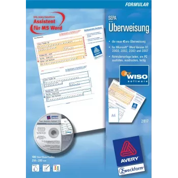 Bedrijfsformulier Avery 2817