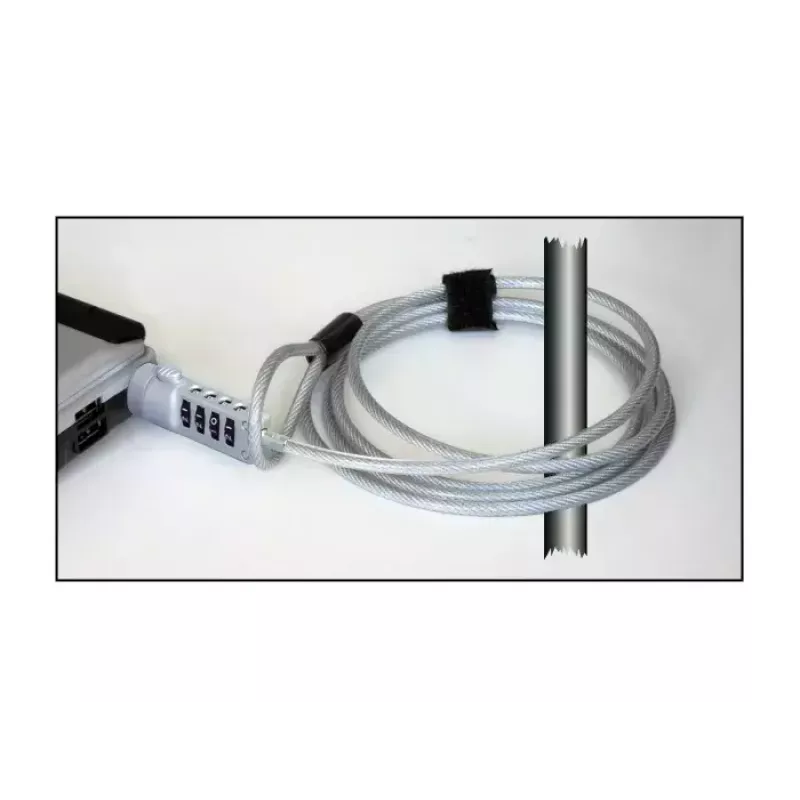 Kabelslot Navilock 20643 zilver 1,8 m