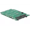 Interne M.2-adapter DeLOCK 62590 SATA 6 Gbit/s RAID 0 1 JBOD