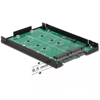 Interne M.2-adapter DeLOCK 62590 SATA 6 Gbit/s RAID 0 1 JBOD