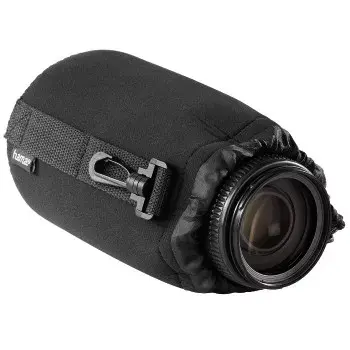 Hama 00126695 cameralenshoes/-tas zwart neopreen