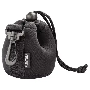 Hama 00126693 cameralenshoes/-tas zwart neopreen