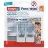 Keukenhaak TESA 58811-00000 transparant wit 2 stuks