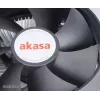Cooler Akasa AK-CCE-7105EP processorkoelsysteem 9,2 cm zwart zilver