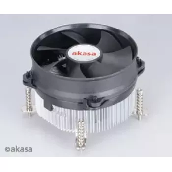 Cooler Akasa AK-CCE-7105EP processorkoelsysteem 9,2 cm zwart zilver
