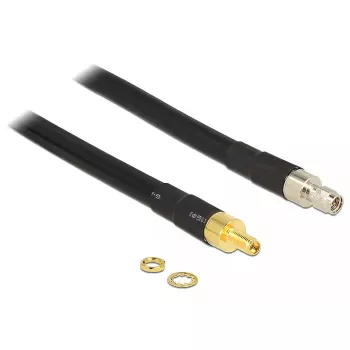 Coaxkabel DeLOCK 5m SMA/SMA CFD400 LLC400 zwart