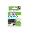 Etikettenband DYMO D1 Standard zwart op wit 9 mm