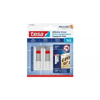 Universele haak TESA 77765 binnen wit 2 stuks