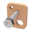 Universele haak TESA 77902-00000 beige binnen & buiten 2 stuks
