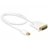 Videokabel-adapter DeLOCK 83986 Mini DisplayPort naar DVI-D 0,5m