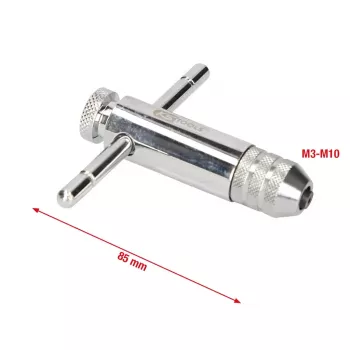 KS Tools 331.0665 omschakelbare ratel-taphouder, M5-M12