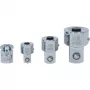 Dopsleutelset KS Tools 503.4286 4 koppen chroom-vanadiumstaal