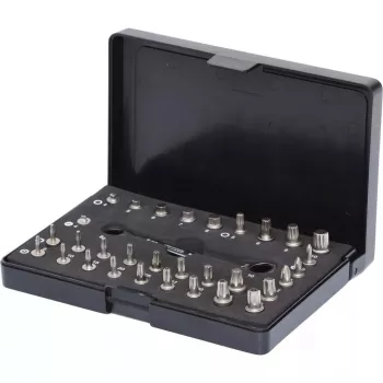 Schroevendraaier-bitset KS Tools 503.4670, 32-delig, materiaal nikkel, 520 g