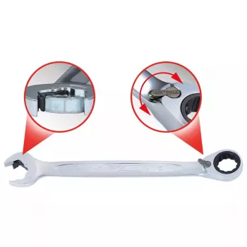 Combisleutel KS Tools 503.5917 17 mm chroom-vanadiumstaal