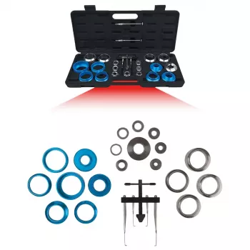 KS Tools 700.1280 Montagegereedschapset voor askeerringen, 24 stuks