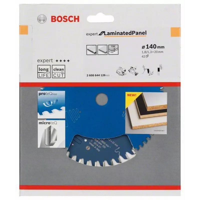 Cirkelzaagblad Bosch 2 608 644 126 14 cm voor gelamineerde platen