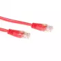 ACT rood 3 meter U/UTP CAT6-patchkabel met RJ45-stekkers