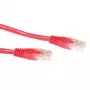 ACT rood 1,5 meter U/UTP CAT6-patchkabel met RJ45-stekkers