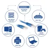 ACT blauw 1 meter U/UTP CAT6-patchkabel met RJ45-stekkers