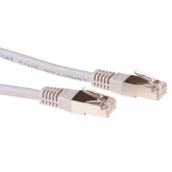 ACT Grijs 0,25 meter LSZH SFTP CAT6 patchkabel met RJ45-stekkers
