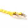 ACT Geel 2 meter LSZH SFTP CAT6A patchkabel rastnasenfrei met RJ45-stekkers
