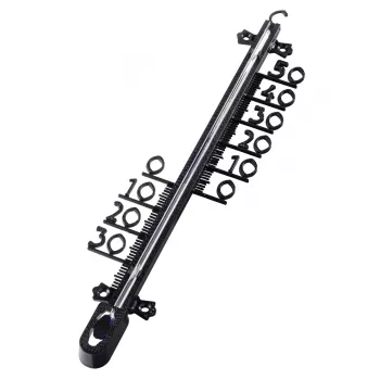 Hama 00186405 omgevingsthermometer mechanische omgevingsthermometer binnen/buiten zwart