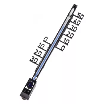 Hama 00186404 omgevingsthermometer vloeistof-omgevingsthermometer binnen/buiten zwart