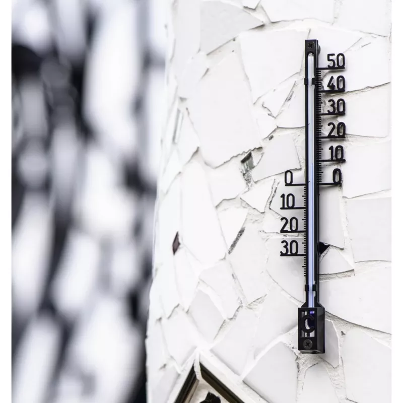 Hama 00186404 omgevingsthermometer vloeistof-omgevingsthermometer binnen/buiten zwart