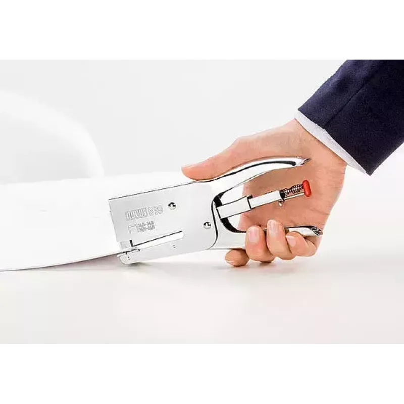 Nietmachine Novus B 39 chroomgrijs