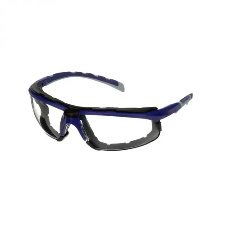3M S2001SGAF-BGR-F veiligheidsbril volgelaatsbril kunststof blauw, grijs
