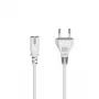 Hama 00223276 netsnoer wit 5 m C7-koppeling
