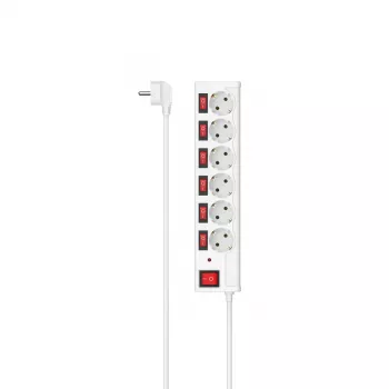 Hama 00223157 Slimme stekkerdoos 6 AC-uitgangen 1,4 m 3680 W