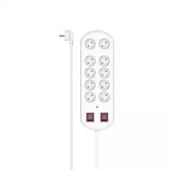 Hama 00223163 Stekkerdoos 2 m 10 AC-uitgangen binnen wit