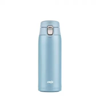 EMSA Light Mug 400 ml blauw roestvrijstalen deksel polypropyleen