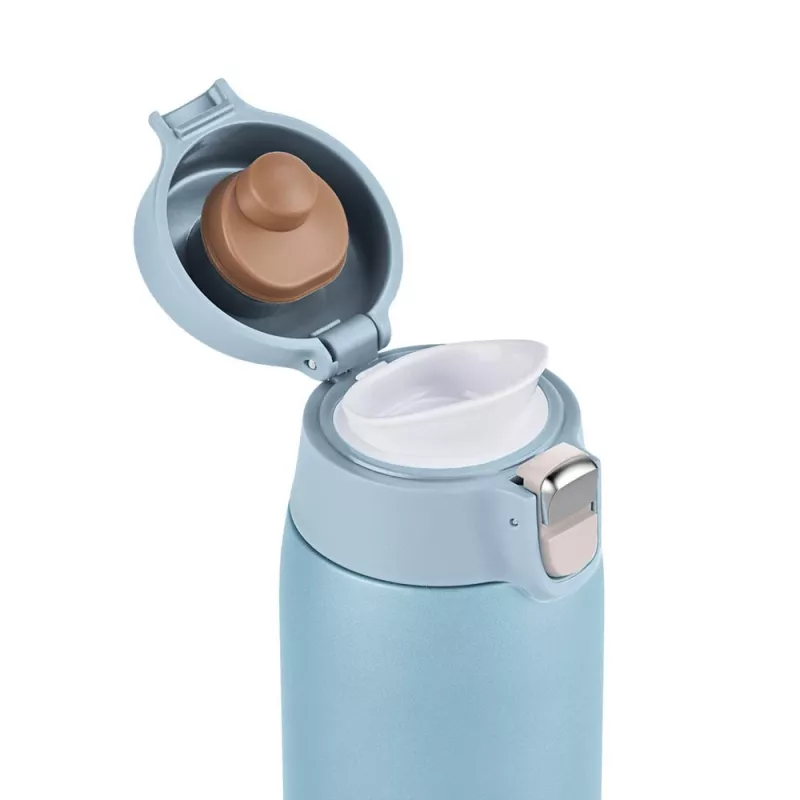 EMSA Light Mug 400 ml blauw roestvrijstalen deksel polypropyleen