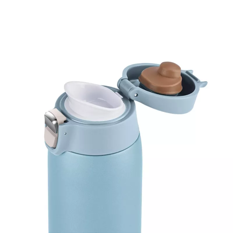 EMSA Light Mug 400 ml blauw roestvrijstalen deksel polypropyleen