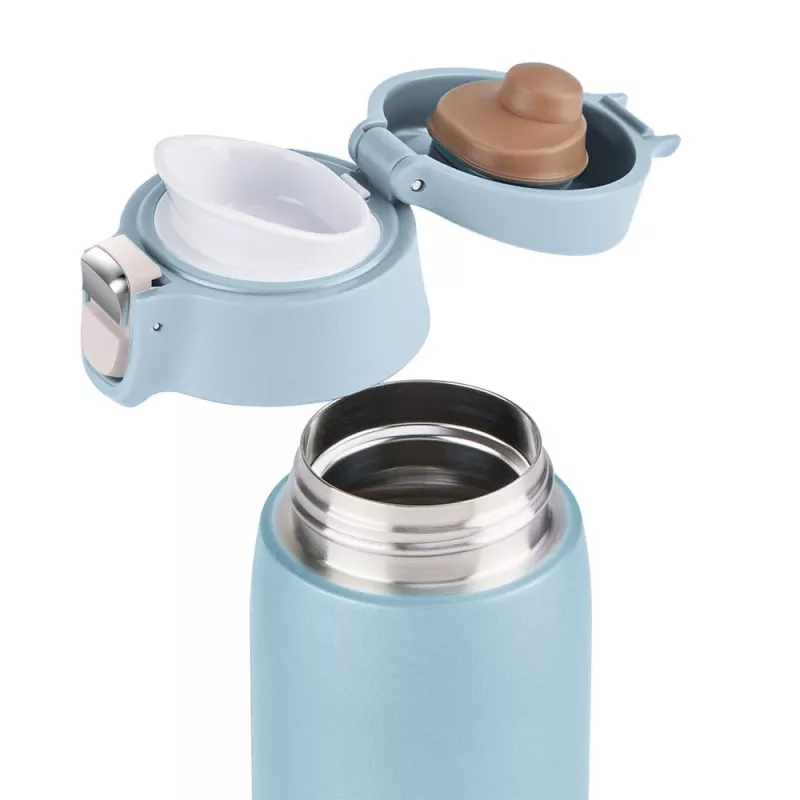 EMSA Light Mug 400 ml blauw roestvrijstalen deksel polypropyleen