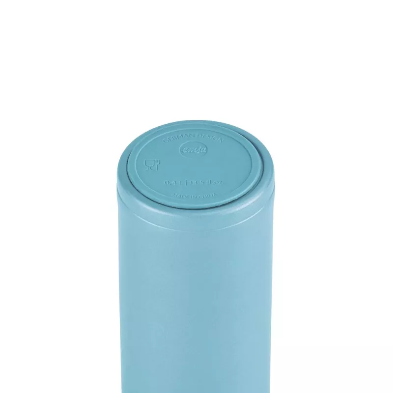EMSA Light Mug 400 ml blauw roestvrijstalen deksel polypropyleen