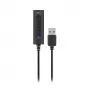 ACT AC9360 audiokaart USB 3,5 mm hoofdtelefoonaansluiting 4 toetsen