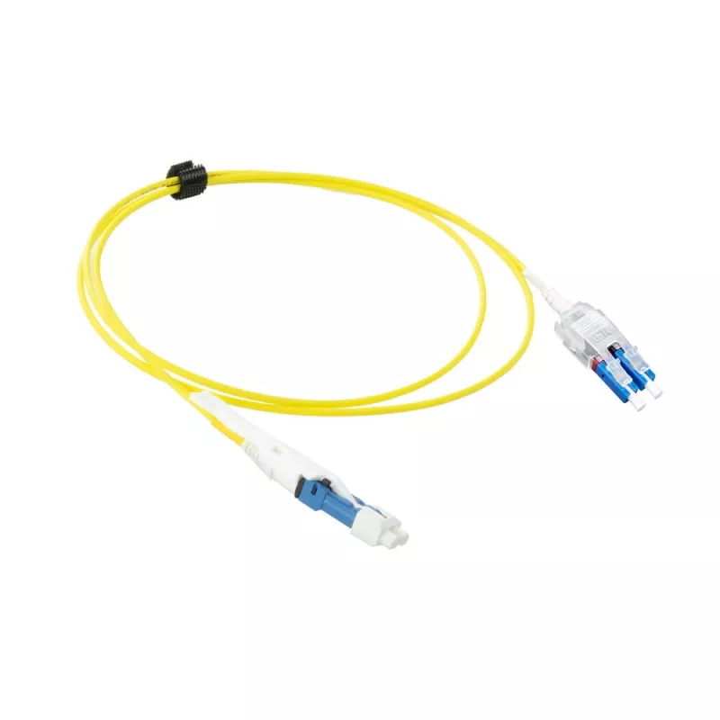 ACT 5 meter singlemode 9/125 OS2 polarity twist uniboot duplex glasvezel-patchkabel CS - LC