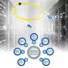 ACT 7 meter singlemode 9/125 OS2 polarity twist uniboot duplex glasvezel-patchkabel CS - LC