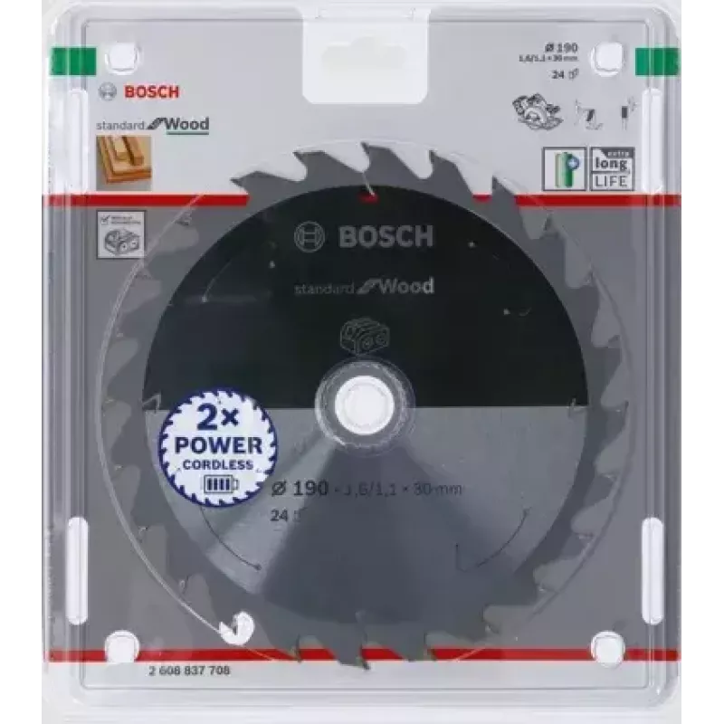 Bosch 2 608 837 708 cirkelzaagblad 19 cm 1 st.
