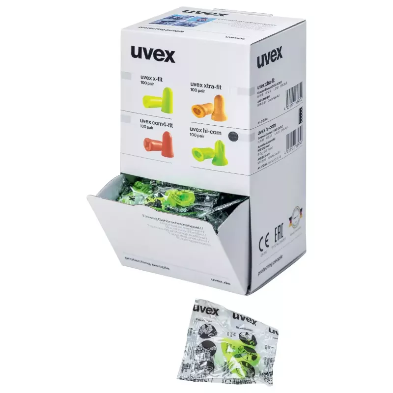 uvex hi-com Mini Wegwerp oordopjes 24 dB, 100 paar (2112095)
