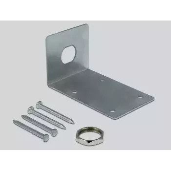 Delock 12568 LPWAN-antenne, 890–960 MHz, N-bus, 3,5 dBi, omnidirectioneel, wandmontage buiten, grijs