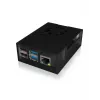 ICY BOX IB-RP108 behuizing antraciet, zwart