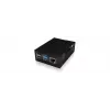 ICY BOX IB-RP108 behuizing antraciet, zwart
