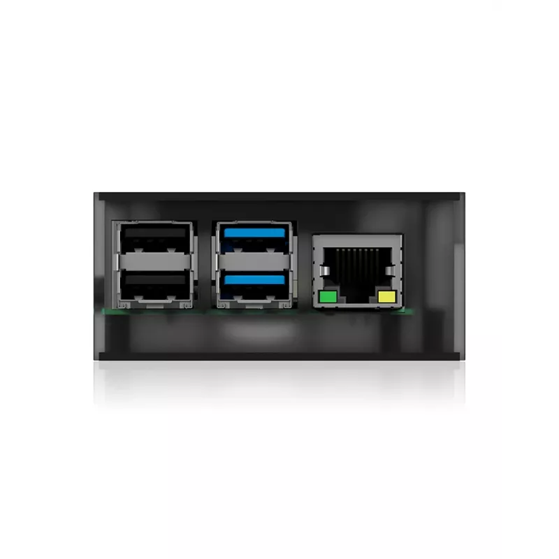 ICY BOX IB-RP108 behuizing antraciet, zwart