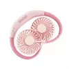 Unold nekventilator Breezy Pink, roze, 2 ventilatoren, 8 u, nekventilator, wit, 1 stuk