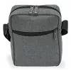 Schoudertas WEDO 59 350512 — polyester grijs unisex schouder-/handtas, rits